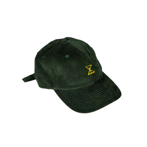 Cord Forest Green Cap
