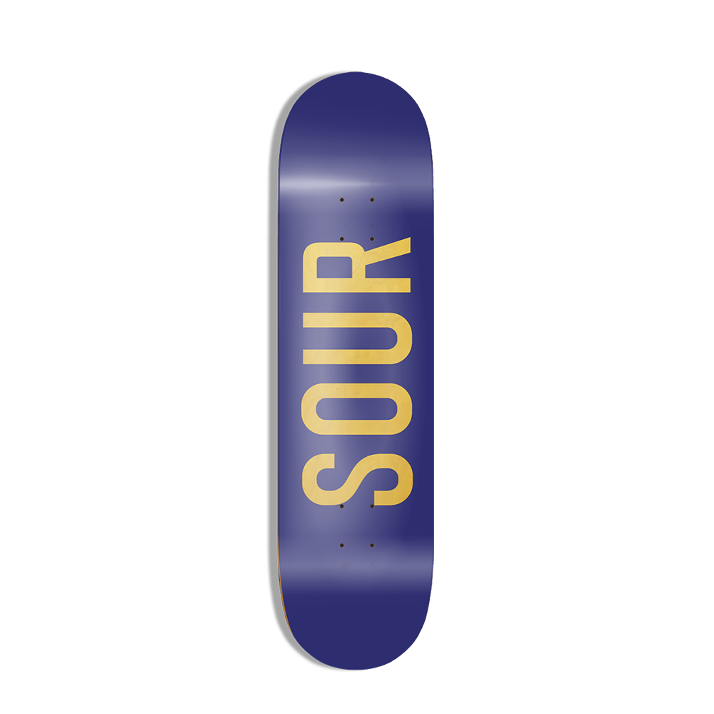 Sour Army Wood Blue/Yellow Deck 8.5