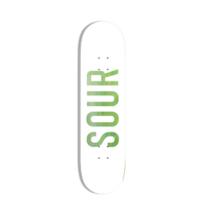 Sour Army Wood White/Green Deck 8.25