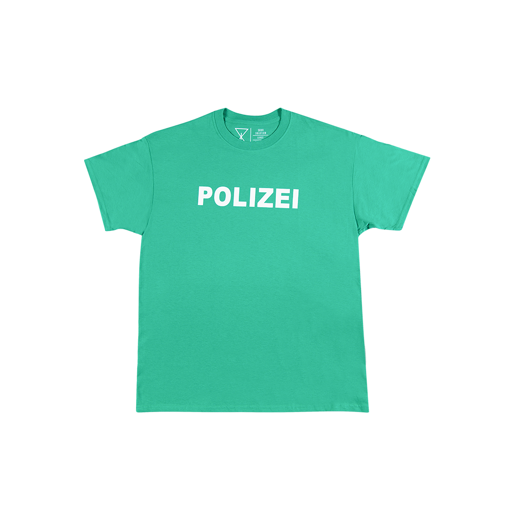 Polizei Tee Green